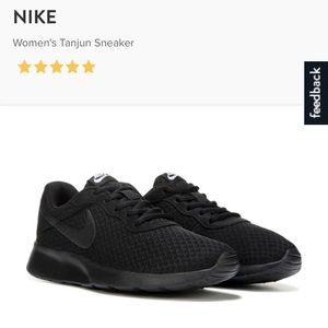 All Black Nike Tanjun Sneaker